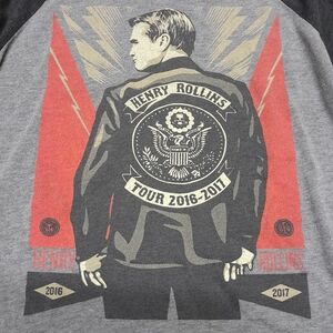 HENRY ROLLINS "TOUR 2016-2017" CONCERT - Punk Rock, Black Flag ~~  Men’s Medium